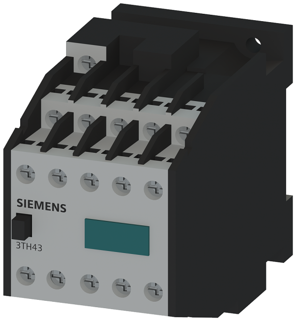 contactor auxiliar, 73E, DIN EN 50011, 7 NA + 3 NC (3TH4346-0AN2)