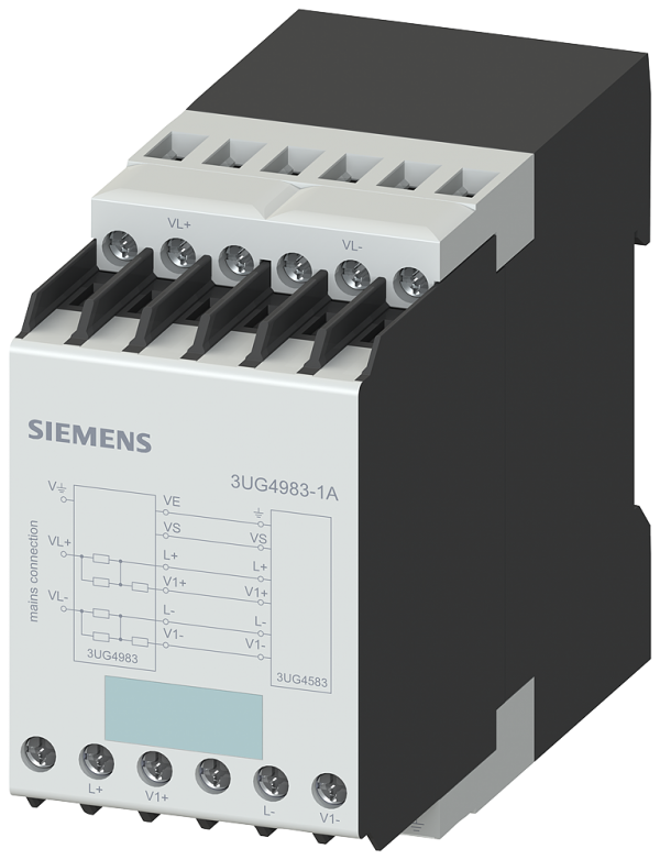 Módulo preconectado para Relé de vigilancia de ais (3UG4983-1A)