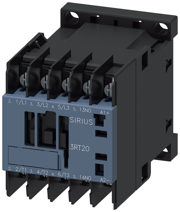 Contactor de potencia, AC-3 12 A, 5,5 kW/400 V 1 N (3RT2017-4BB41)