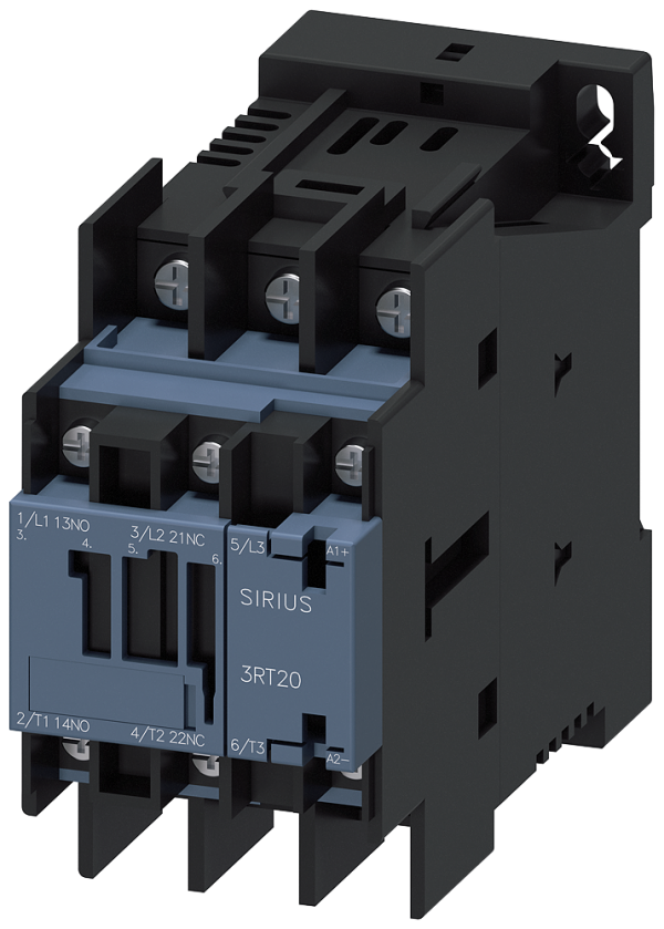 Contactor de potencia, AC-3 12 A, 5,5 kW/400 V 1 N (3RT2024-4BB40)