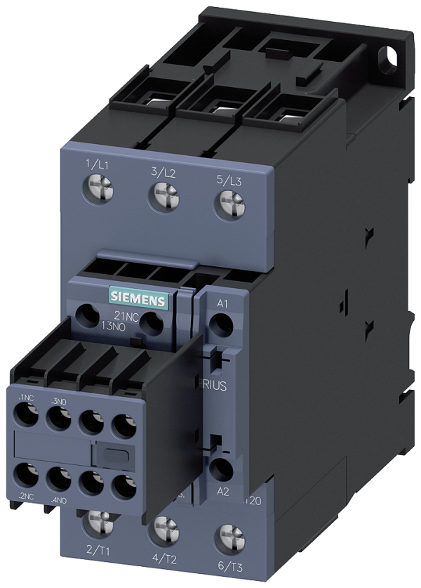 Contactor de potencia, AC-3 40 A, 18,5 kW/400 V 2 (3RT2035-1AD04)