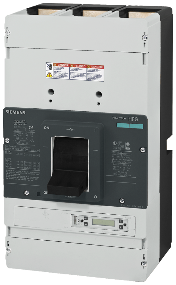 Interruptor automático de línea VL1600 UL  Tipo PG (3VL8116-2KN30-0AA0)