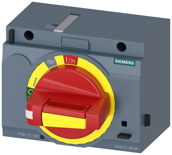 mando giratorio frontal Parada de emergencia IP30 (3VA9277-0EK35)